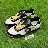 DESPORTE Futsal Shoes CAMPINAS JP6 (WHITE/BLACK/GOLD) - Sports Pro Nemuree Shop - Online Sports Store