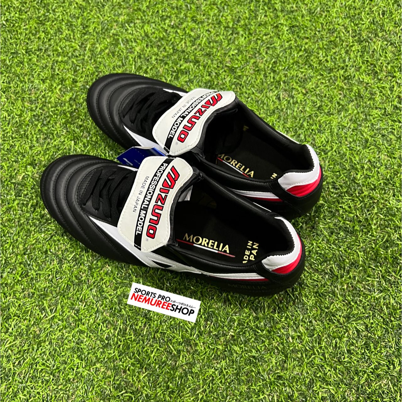 MIZUNO Soccer Shoes MORELIA 2 JAPAN (BLACK/WHITE) - Sports Pro Nemuree Shop - Online Sports Store