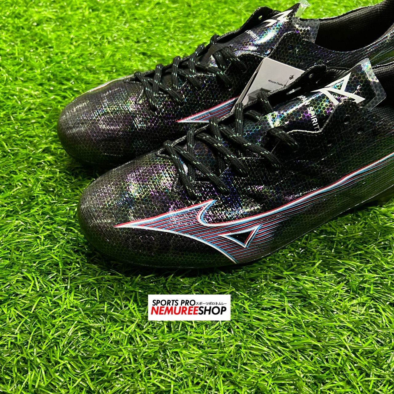 MIZUNO Soccer Shoes ALPHA JAPAN (BLACK/WHITE) - Sports Pro Nemuree Shop - Online Sports Store