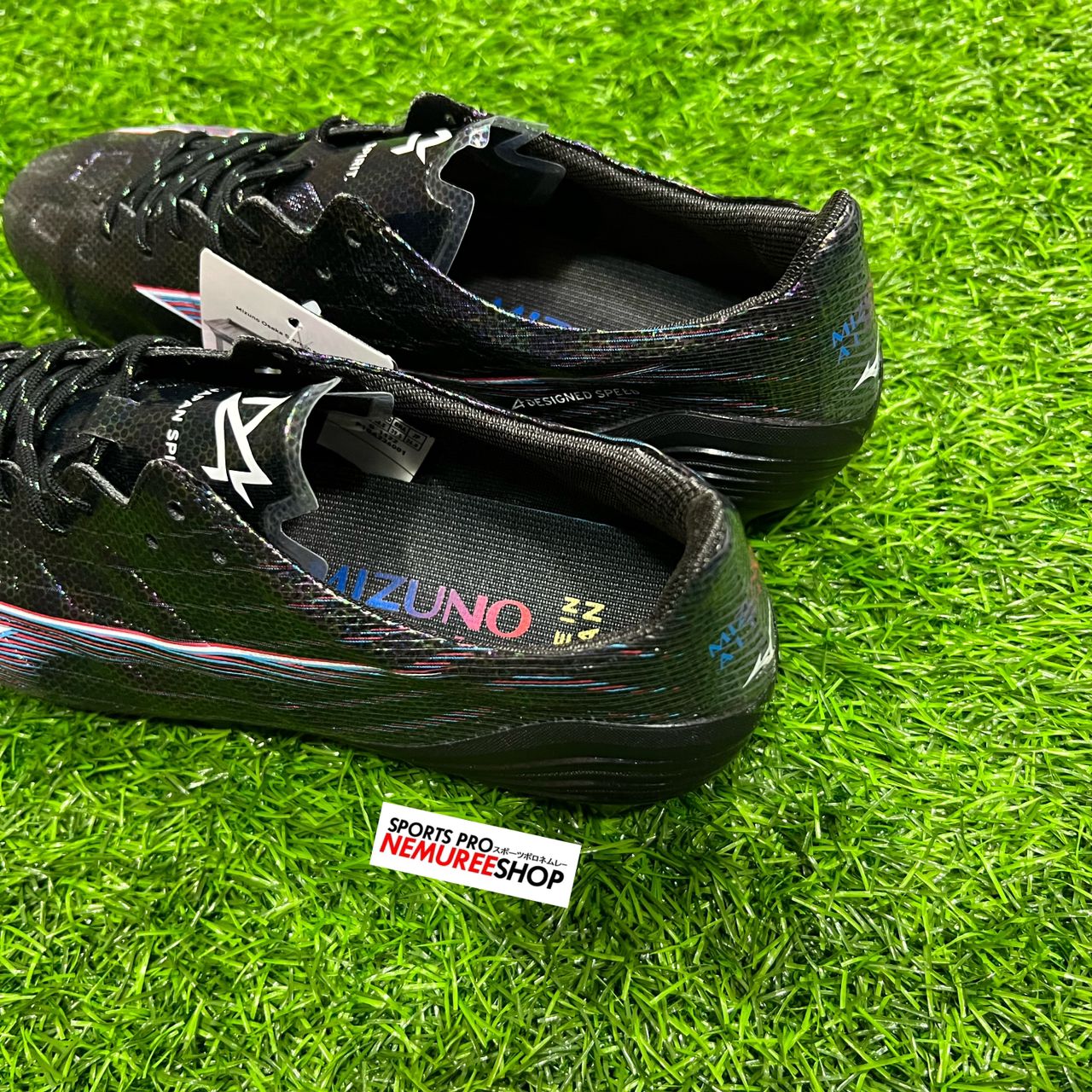 MIZUNO Soccer Shoes ALPHA JAPAN (BLACK/WHITE) - Sports Pro Nemuree Shop - Online Sports Store