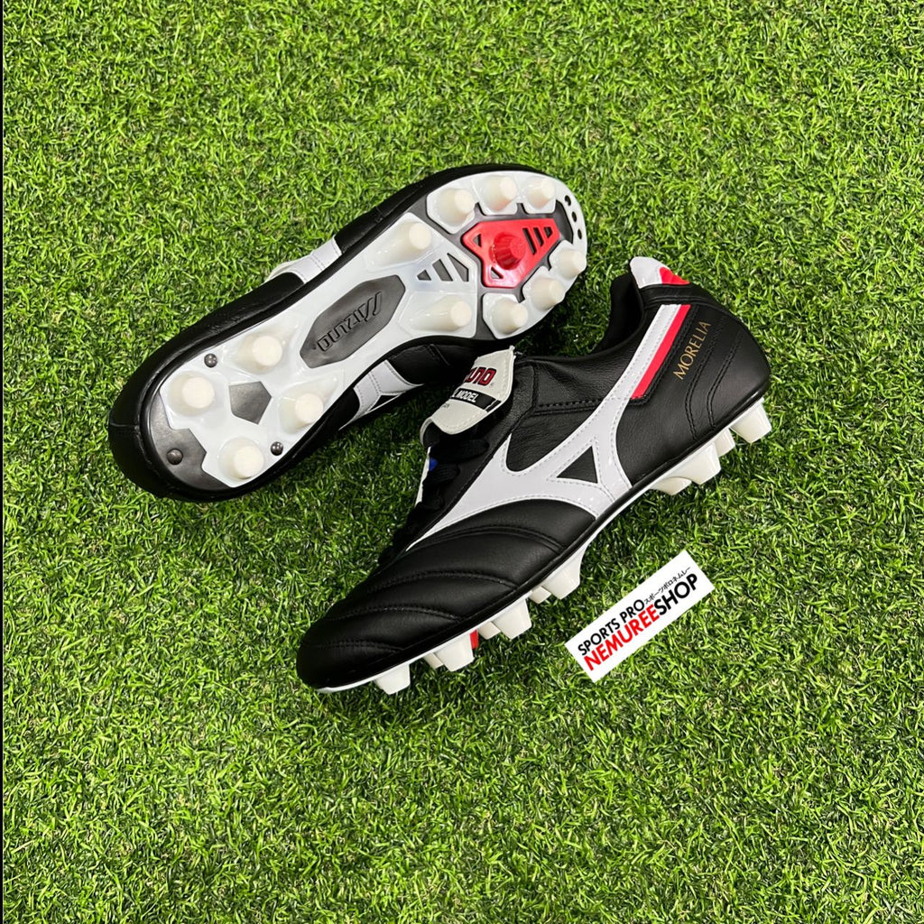 MIZUNO Soccer Shoes MORELIA 2 JAPAN (BLACK/WHITE) - Sports Pro Nemuree Shop - Online Sports Store