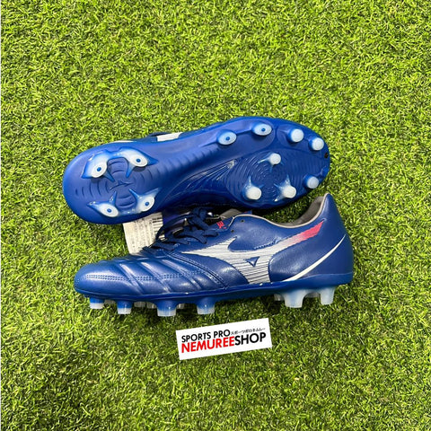 MIZUNO Soccer Shoes REBULA CUP PRO (NAVY BLUE/WHITE) - Sports Pro Nemuree Shop - Online Sports Store