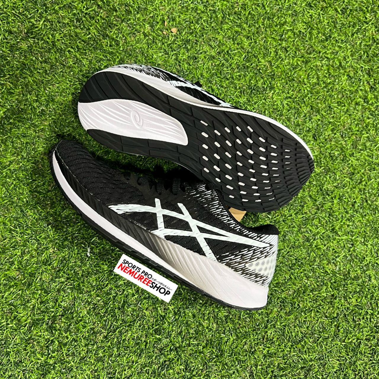 ASICS Women Running Shoes HYPERSPEED BLACK WHITE Nemuree Shop