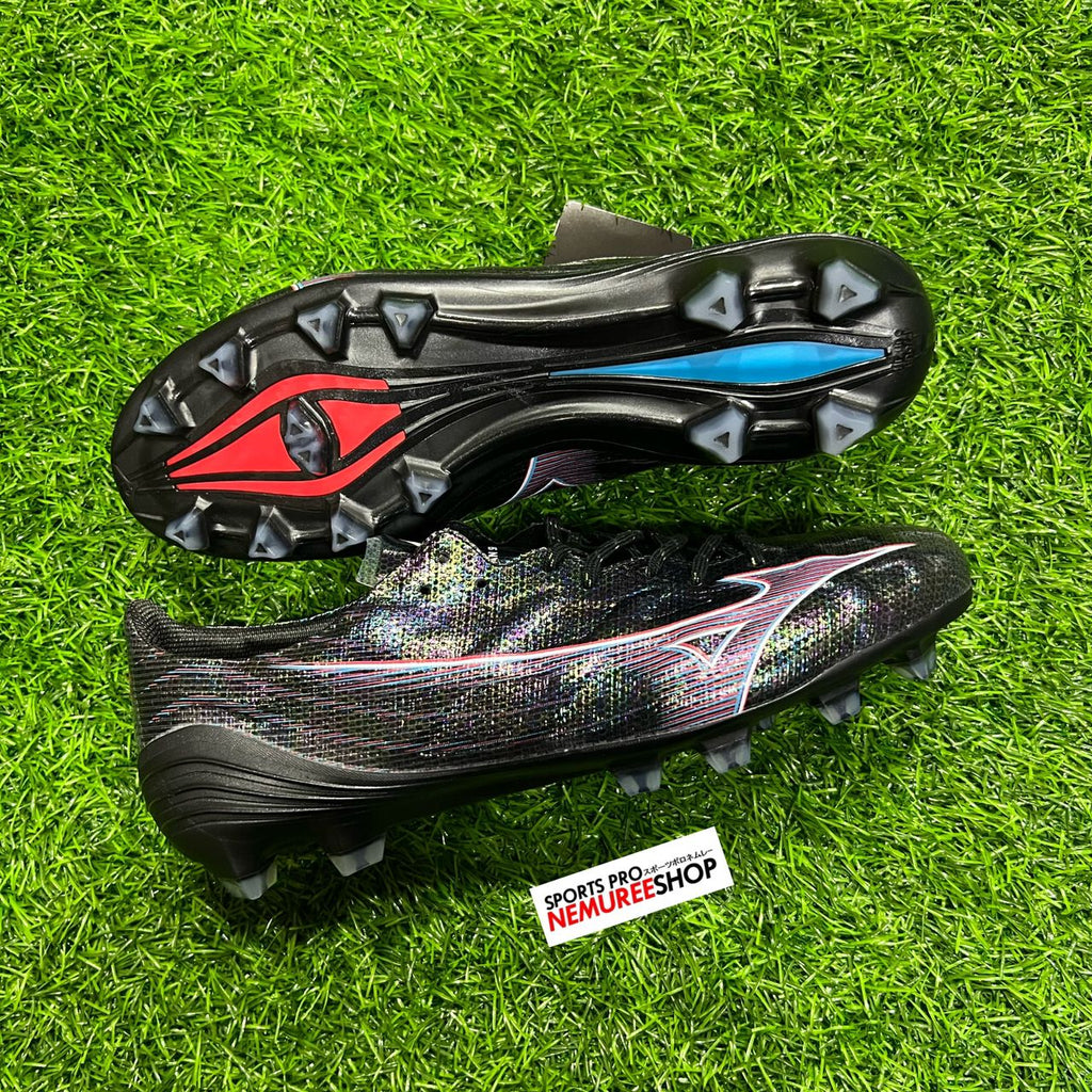 Mizuno Alpha Made In Japan FG   Blue Curacao/Snow White/Red Brown Satin
