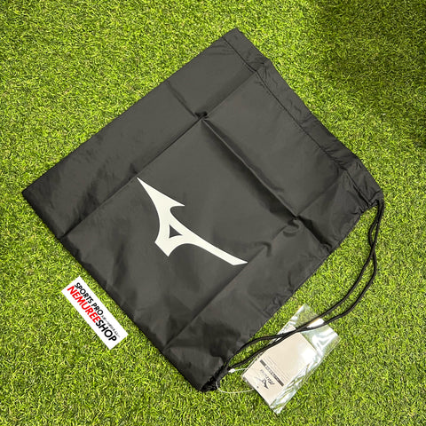 MIZUNO Accessories SHOE BAG SINGLE STRING (BLACK/WHITE) - Sports Pro Nemuree Shop - Online Sports Store