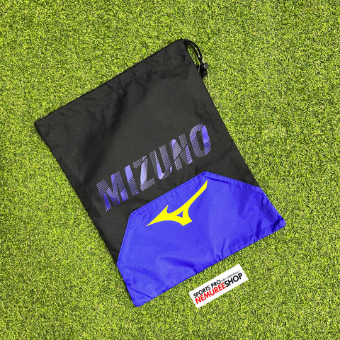 MIZUNO Accessories SHOE BAG - M (BLACK/BLUE) - Sports Pro Nemuree Shop - Online Sports Store